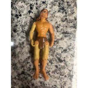 Vintage Tarzan Action Figure Toy Jungle Adventure Character Doll